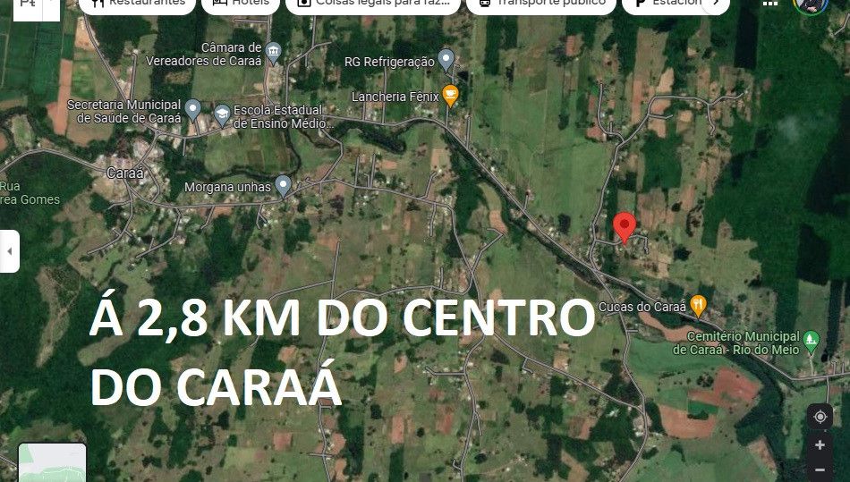 Terreno de 3.478 m² em Caraá, RS